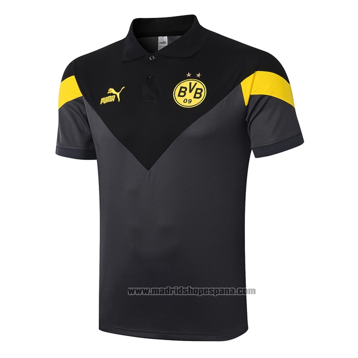 Camiseta Polo del Borussia Dortmund 2020-2021 Gris